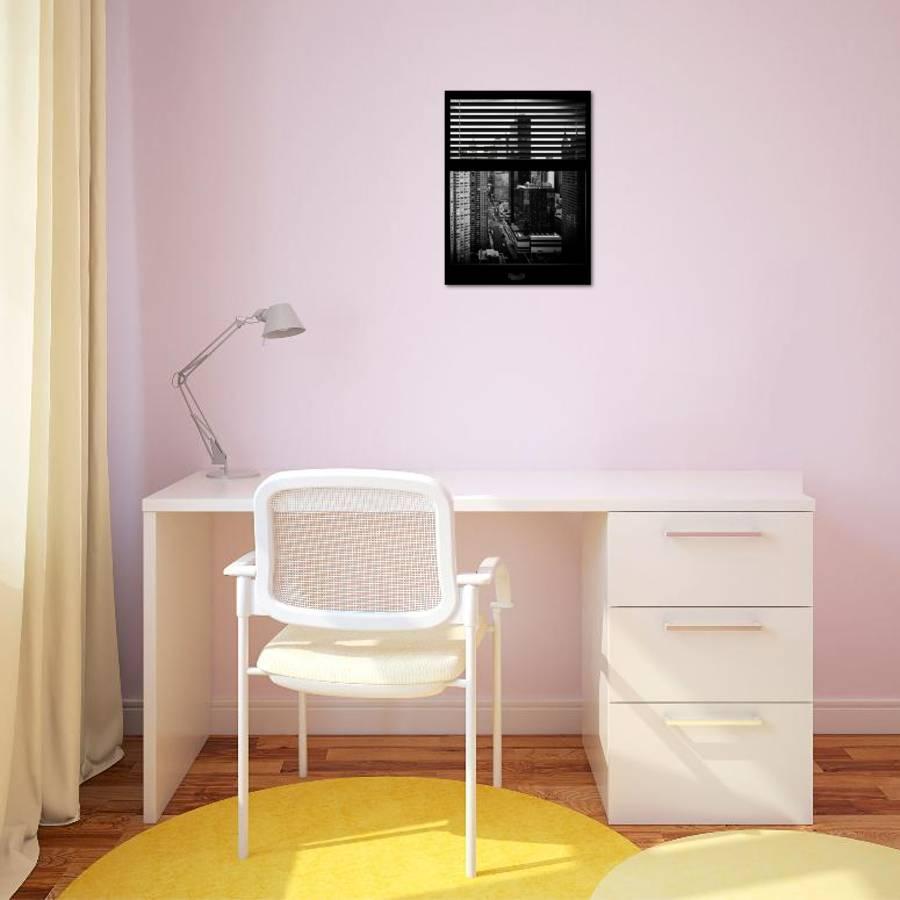 Architecture | Window View with Venetian Blinds: 42nd Street with the Empire State Building and Times Square – Art Architecture Architecture